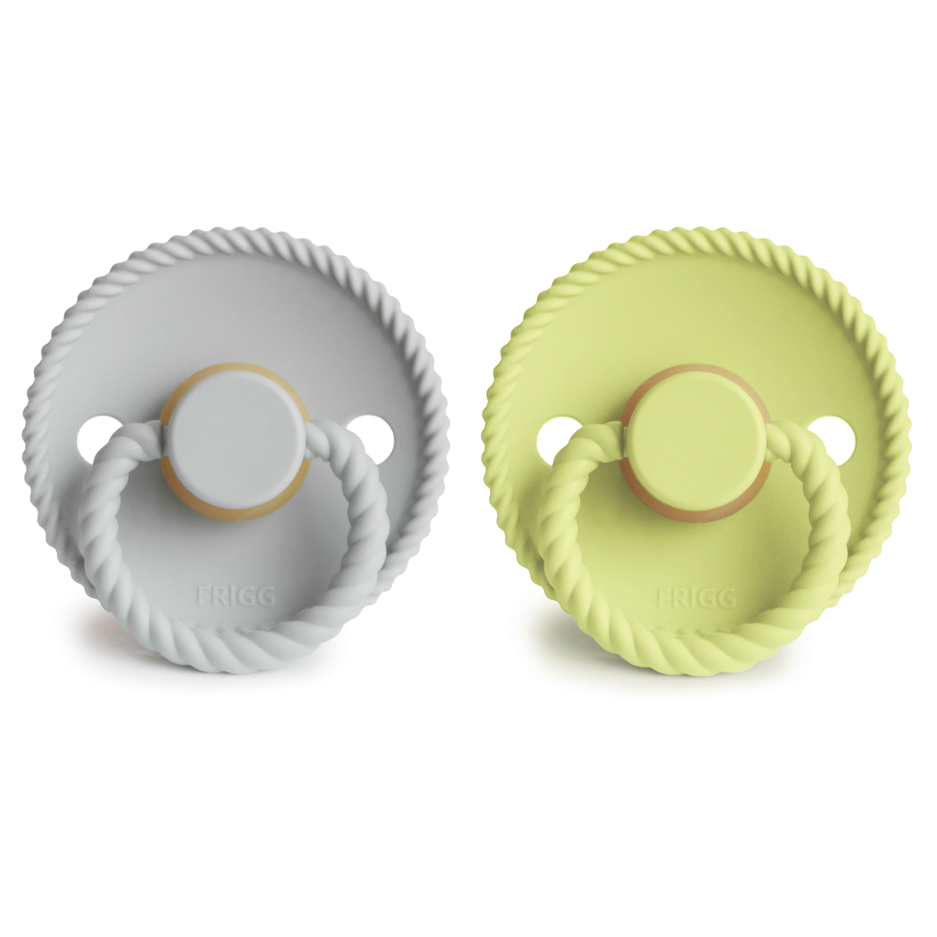 Image of FRIGG Rope Natural Rubber Pacifier 2-Pack